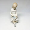 Nao By Lladro Girl Writing On Blackboard