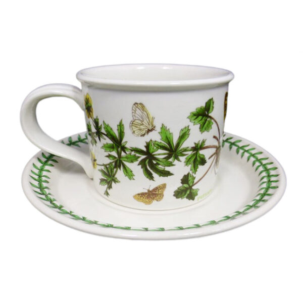 Portmeirion-Botanic-Garden-Tea-Duo-Potentilla-Erecta-- Portmeirion Botanic Garden Demitasse Duo Potentilla Erecta