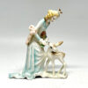 Rare Hutschenreuther Princess With Deer Tutter