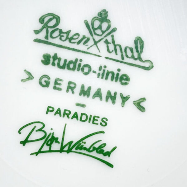 Rosenthal Gold Paradise Bowl Bjorn Winblad
