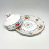 Royal Albert Petit Point Butter Dish
