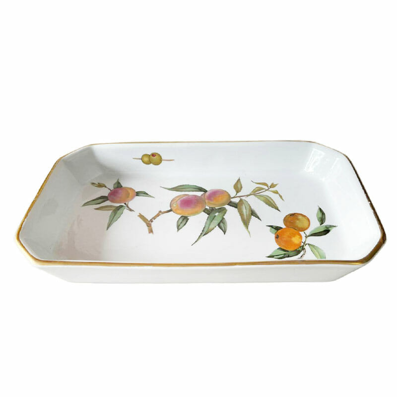  Worcester Evesham 皿 4枚セット Royal Worcester Evesham Rectangular Oven Dish - Clyde on 4th
