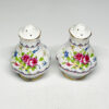 Royal Albert Petit Point Pair Salt and Pepper Cellars