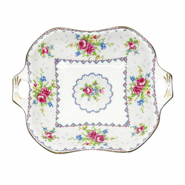 Royal Albert Petit Point Square Tab Handle Bon Bon