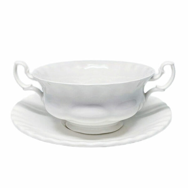 Royal Albert Reverie Soup Coupe and Saucer