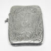 Large Embossed Silver Vesta Case