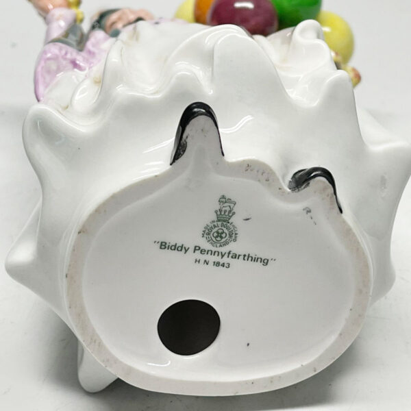 Royal Doulton Figurine  Biddy Penny Farthing 1843