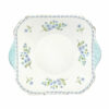 Shelley Blue Rock Deco Large Cake Plate 1354g