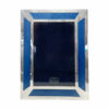 Hallmarked Silver And Blue Enamel Picture Frame London