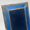 Hallmarked Silver And Blue Enamel Picture Frame London