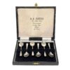 Hallmarked Silver Coffee Spoons Birmingham 1978