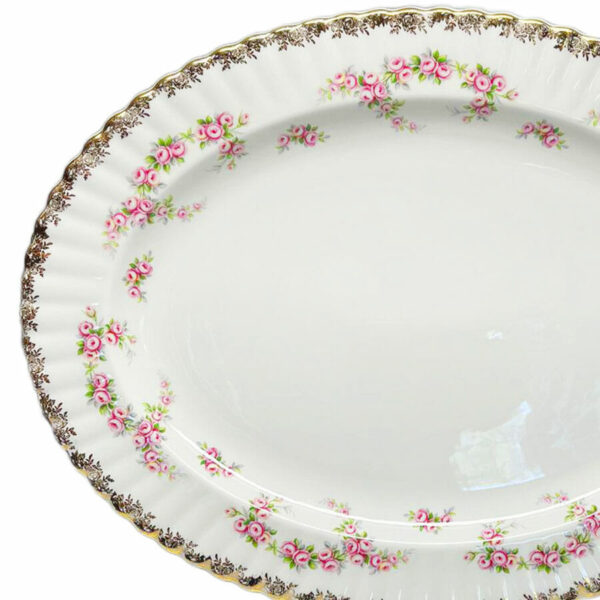 Royal Albert Dimity Rose  Platter 34.5cm