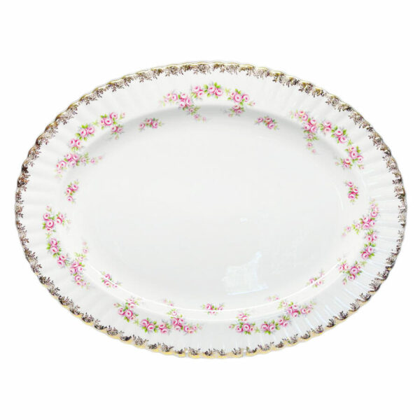 Royal Albert Dimity Rose  Platter 34.5cm