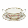 Royal Albert Dimity Rose Soup Coupe