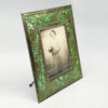Tiffany Studio Grapevine Slag Glass Picture Frame