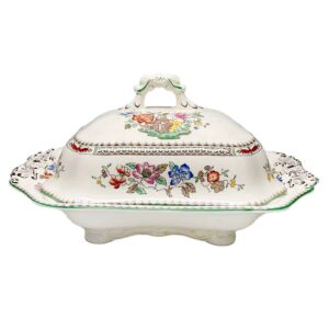 Copeland Spode Chinese Rose Vegetable Bowl