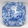 Copeland Spode Blue Italian Square Tea Cake Plate