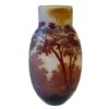 Emile Gallé Vase Tree And Lake Scene