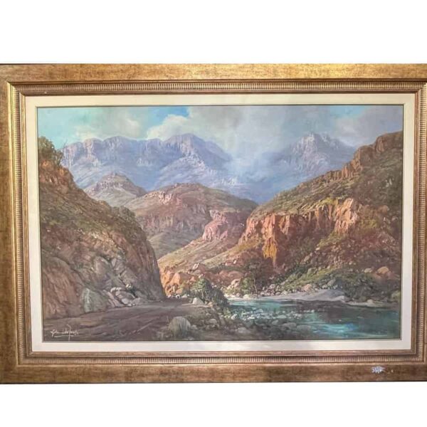 Gabriel De Jongh River Scene