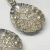 Rare Pair Birmingham 1887 Apostle Berry Spoons