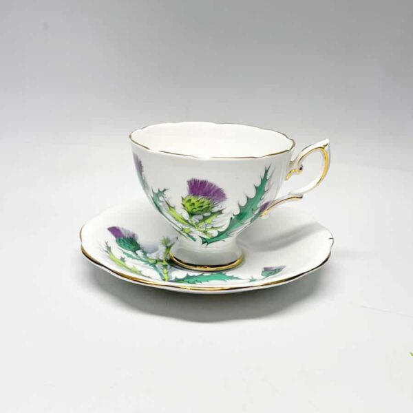 Roslyn China Queen Of The Highlands Tea Duo
