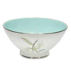 Royal Albert Festival Tea Sugar Bowl Turquoise Blue
