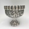 Indian Coin Silver Rose Bowl Animal Detail
