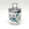 Royal Worcester Egg Coddler Mauve Grey Floral