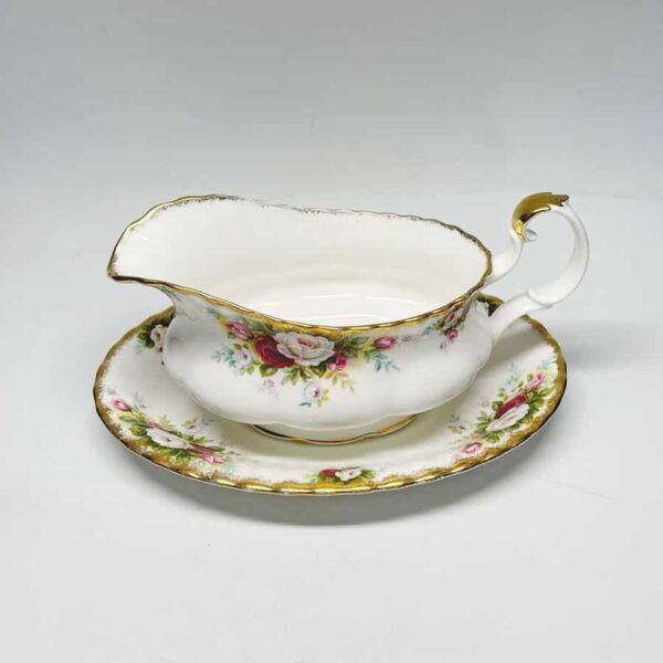 Royal Albert Celebration Sauce Boat and Tray