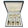 24ct Gold Plated Royal Albert Cake Forks