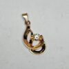 9ct Gold And Diamond Pendant