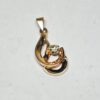9ct Gold And Diamond Pendant