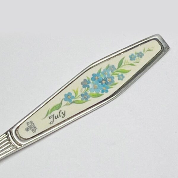 Royal Albert Flower of The Month July Cake Fork