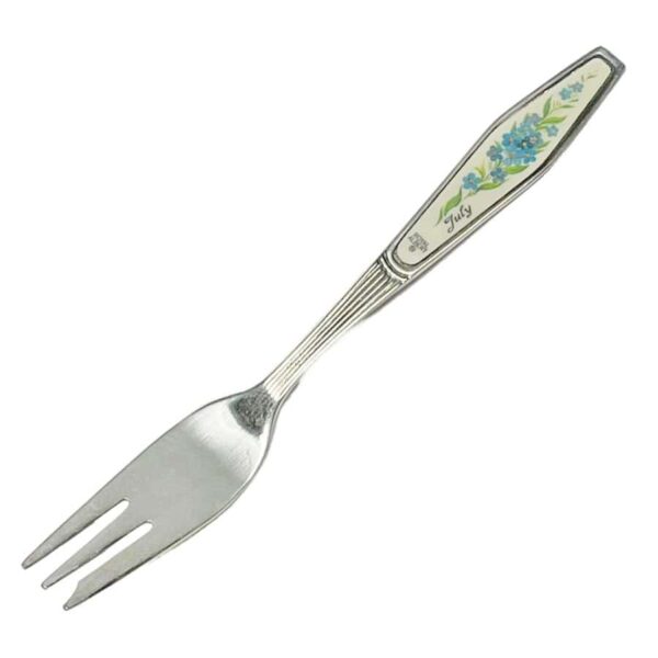 Royal Albert Flower of The Month July Cake Fork