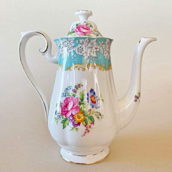Royal-albert-enchantment-coffee-pot-2 Royal Albert Enchantment Coffee Service C1950