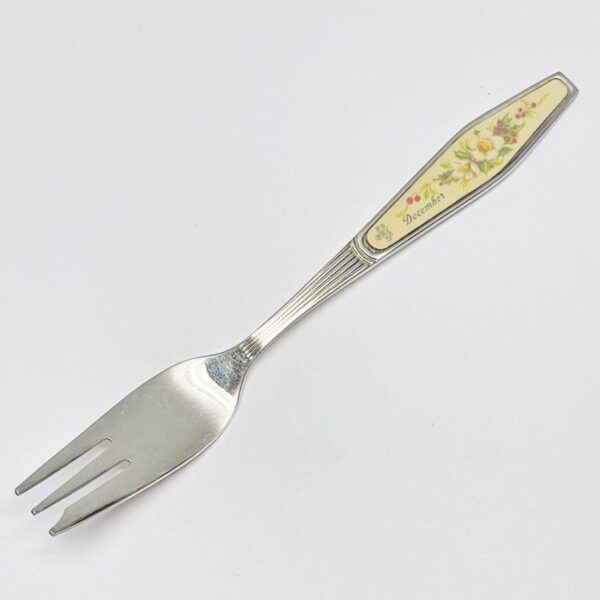 Royal Albert Flower of The Month December Cake Fork