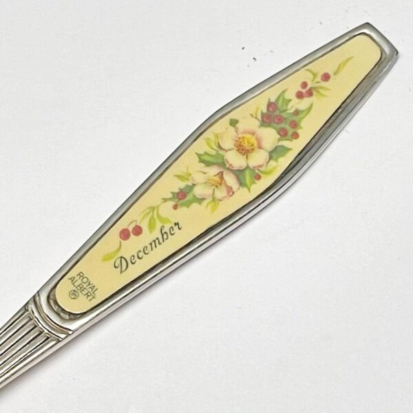 Royal Albert Flower of The Month December Cake Fork