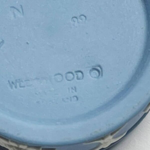 Wedgwood Blue Jasperware Helios Pill Box