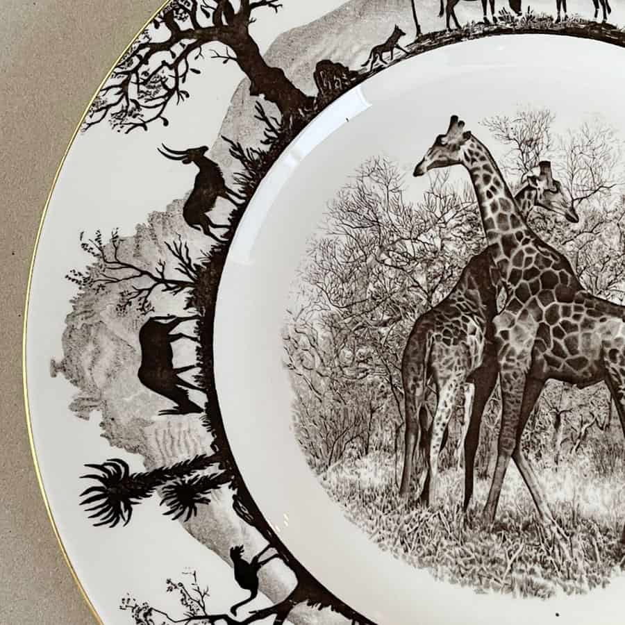 Other Porcelain & Ceramics Wedgwood Deluxe Krugerpark Giraffe Plate