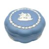 Wedgwood Blue Jasperware Pegasus Trinket Box