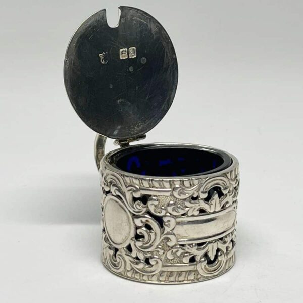 Hallmarked London Silver 1896 Mustard Pot