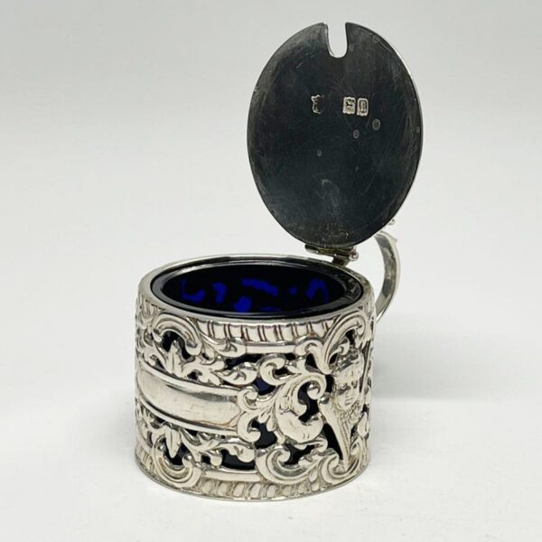 Hallmarked London Silver 1896 Mustard Pot