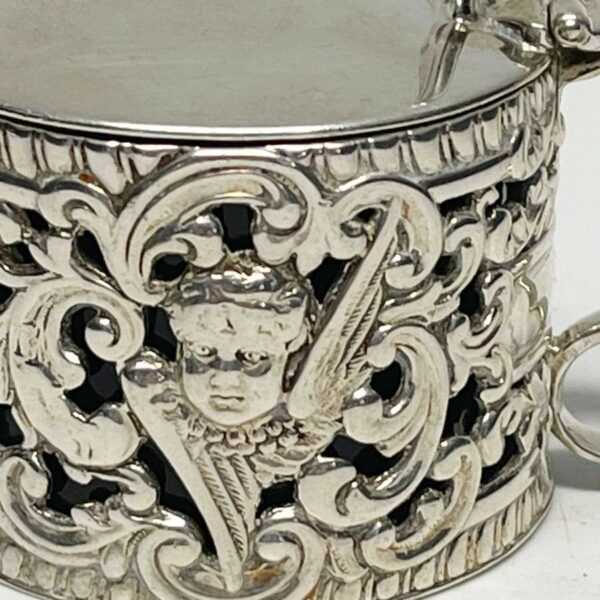 Hallmarked London Silver 1896 Mustard Pot