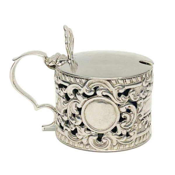 Hallmarked London Silver 1896 Mustard Pot