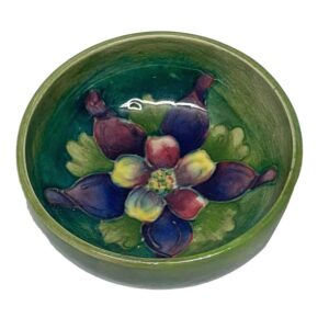 Moorcroft Columbine Pattern Bowl C1967