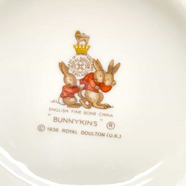 Royal Doulton Bunnykins Double Handled Mug Wheel Barrow Race