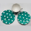 Royal Albert Polka Dots Turquoise Tea Trio