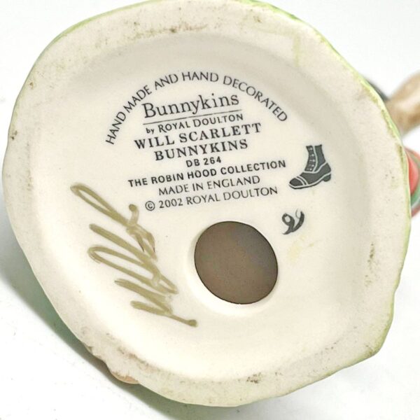 Royal Doulton Bunnykins Robin Hood Collection Will Scarlett