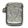 Silver Vesta Case Birmingham 1901 J Gloster