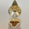 Art Nouveau Crystal and Silver Claret Jug Post 1894